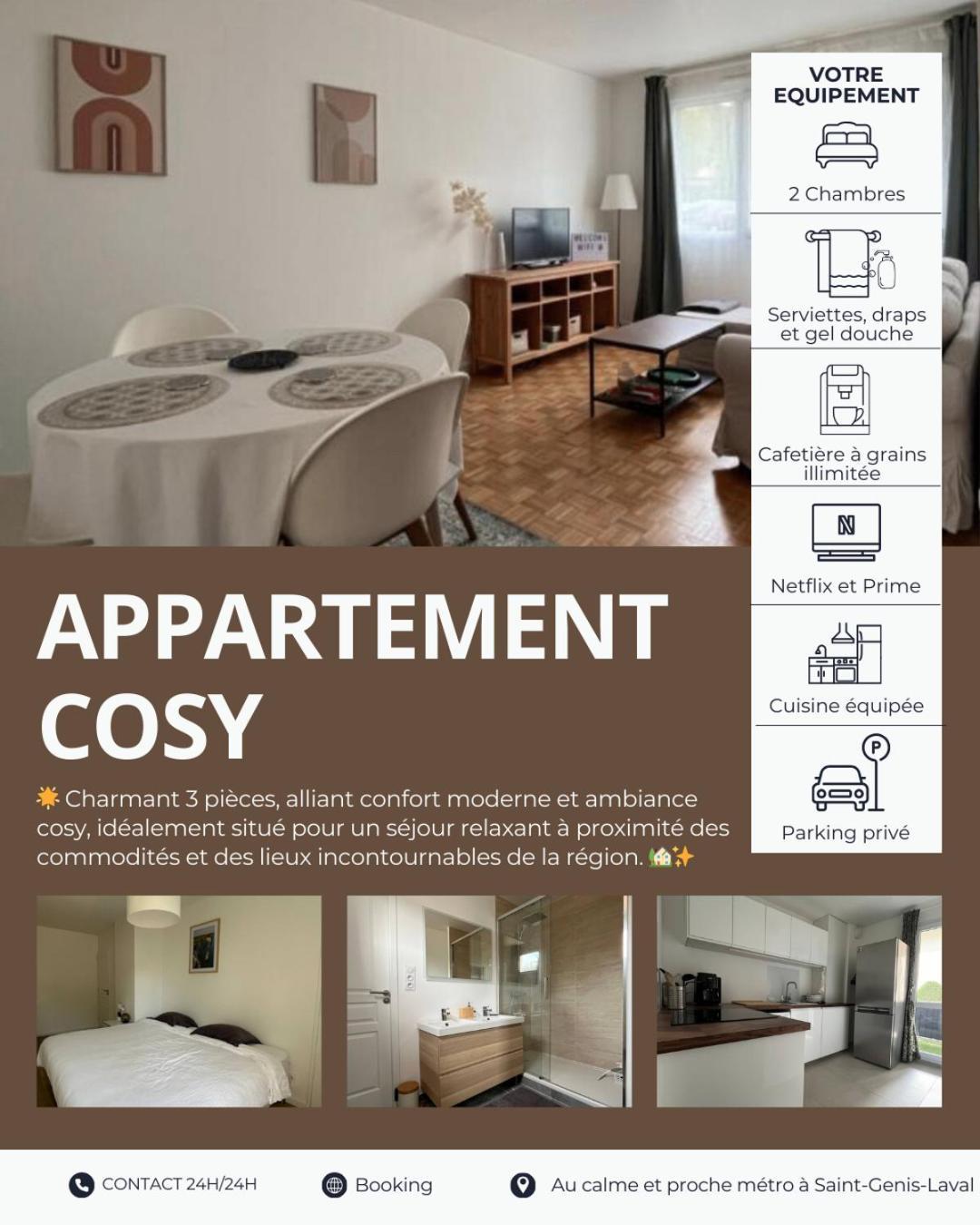 Appartement Cosy Et Confortable Saint-Genis-Laval Exterior foto